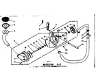 Kenmore 1106502700 pump and pump parts diagram