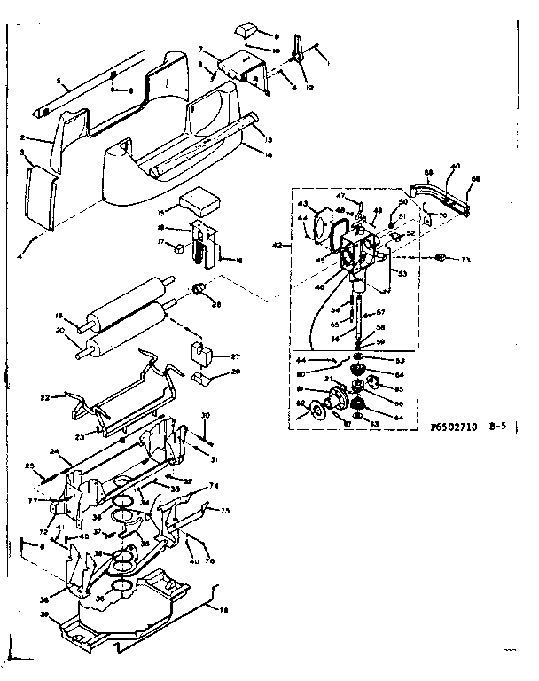 WRINGER AND GEAR CASE