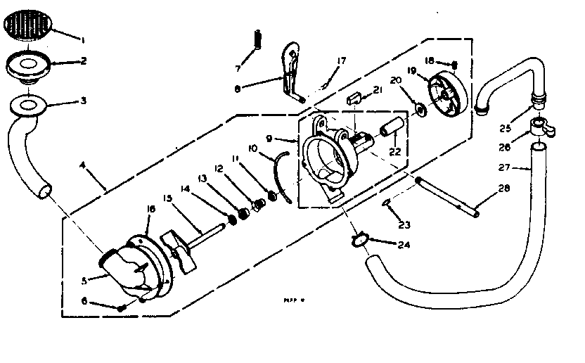 Pump assembly parts