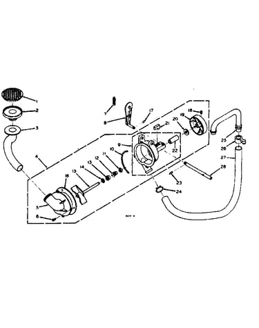 Pump assembly parts