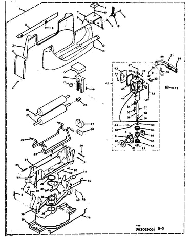 Wringer gear case
