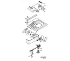 Kenmore 1106504050 top and control assembly diagram