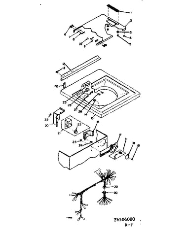 Top and control assembly