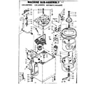 Kenmore 1106504001 machine sub-assembly diagram