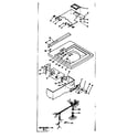 Kenmore 1106504051 top and control assembly diagram