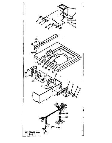 Top and control assembly