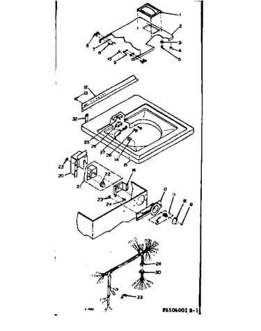 Top and control assembly