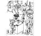 Kenmore 1106504150 machine-sub assembly diagram