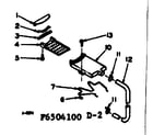Kenmore 1106504150 filter assembly diagram
