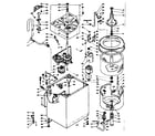 Kenmore 1106504200 machine sub-assembly diagram
