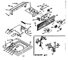 Kenmore 1106504200 top and console assembly diagram