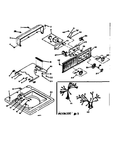 Top and console assembly