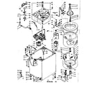 Kenmore 1106504201 machine sub-assembly diagram