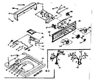 Kenmore 1106504201 top and console assembly diagram