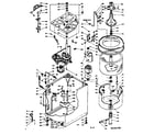 Kenmore 1106504300 machine sub-assembly diagram
