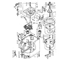 Kenmore 1106504351 machine sub-assembly diagram