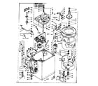 Kenmore 1106505400 machine sub-assembly diagram