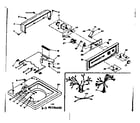 Kenmore 1106505450 top and console assembly diagram