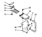 Kenmore 1106505450 filter assembly diagram