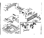Kenmore 1106505451 top and console assembly diagram