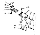 Kenmore 1106504451 filter assembly diagram