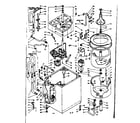 Kenmore 1106505402 machine sub-assembly diagram