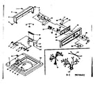 Kenmore 1106504402 top and console assembly diagram