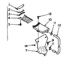 Kenmore 1106505402 filter assembly diagram