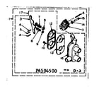 Kenmore 1106505550 two way valve assembly diagram