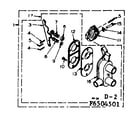 Kenmore 1106504501 two way valve assembly diagram