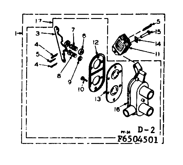Two way valve assembly