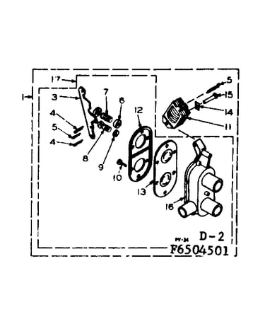 Two way valve assembly