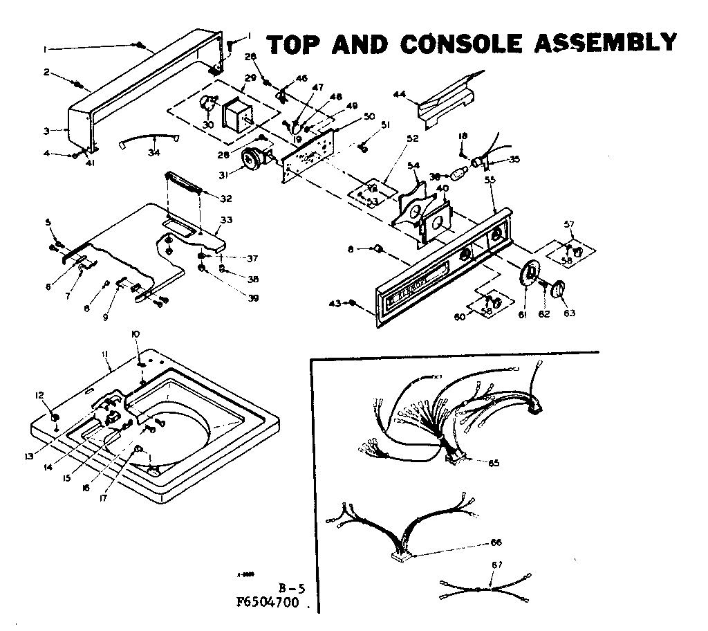 Top and console