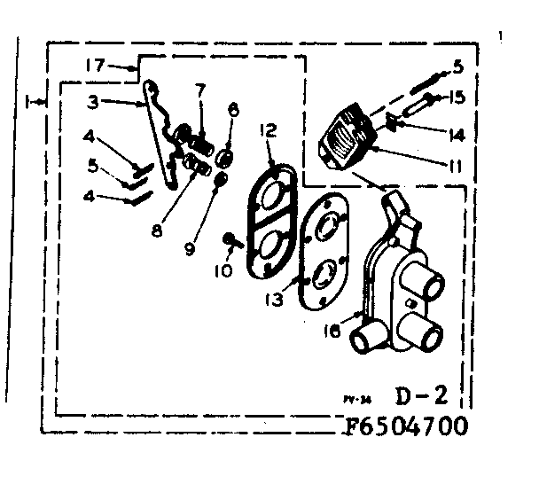 Two way valve assembly