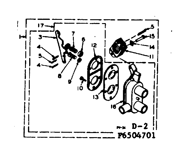 Two way valve assembly