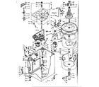 Kenmore 1106505804 machine sub-assembly diagram