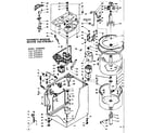 Kenmore 1106504902 machine sub-assembly diagram