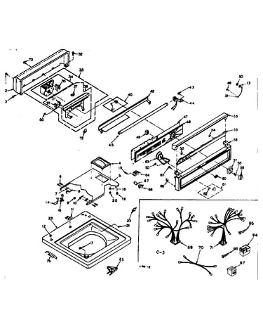 Top and console assembly