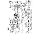 Kenmore 1106505906 machine sub-assembly diagram