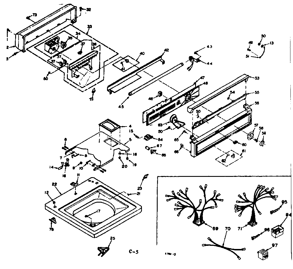 Top and console assembly