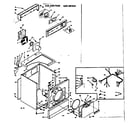 Kenmore 1106507400 machine sub-assembly diagram