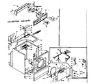 Kenmore 1106507500 machine sub-assembly diagram