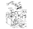 Kenmore 1106507700 machine sub-assembly diagram