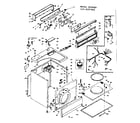 Kenmore 1106507800 machine sub-assembly diagram