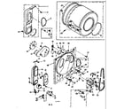Kenmore 1106507821 bulkhead assembly diagram
