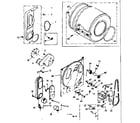 Kenmore 1106507822 bulkhead assembly diagram