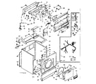 Kenmore 1106507823 machine sub-assembly diagram