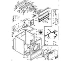 Kenmore 1106507830 machine sub-assembly diagram