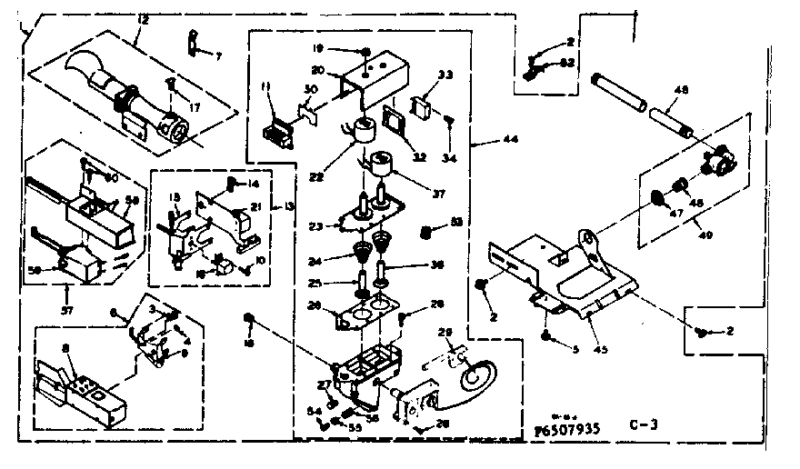 Burner assembly-altern