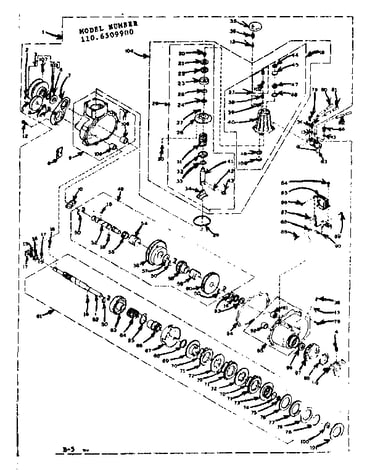 Speed changer assembly